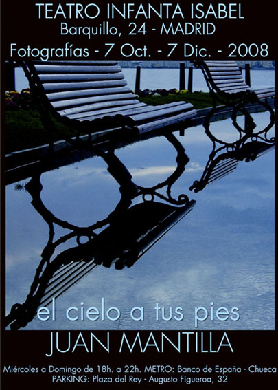 FOTOGRAFIA. EL CIELO A TUS PIES. El cielo en el suelo reflejado y caminado en sutil visión de un obseso fotógrafo. MADRID