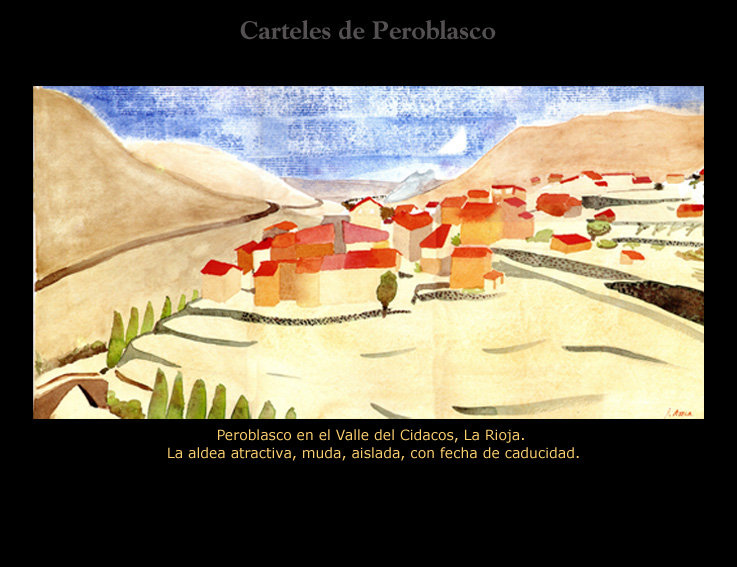 La aldea atractiva, muda, aislada