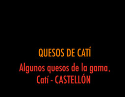 Algunas etiquetas de la gama. Catí. CASTELLÓN