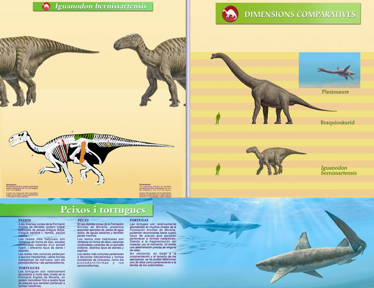 MUSEO TEMPS DE DINOSAURES. Back lights. Lonas. Morella. CASTELLÓN