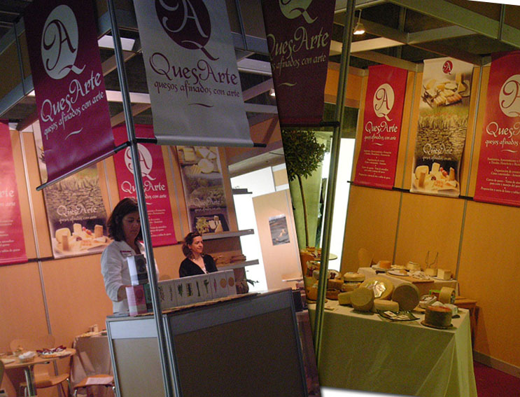 QUESARTE. Stand. Salón Gourmet. Barcelona