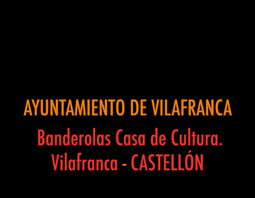 AYUNTAMIENTO DE VILAFRANCA. Banderolas