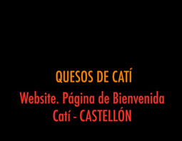 CATÍ WEBSITE.Ventana bienvenida. Catí. CASTELLÓN