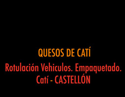 CATÍ  ROTULACIÓN. Rotulación Vehiculos. Empaquetado. Catí. CASTELLÓN